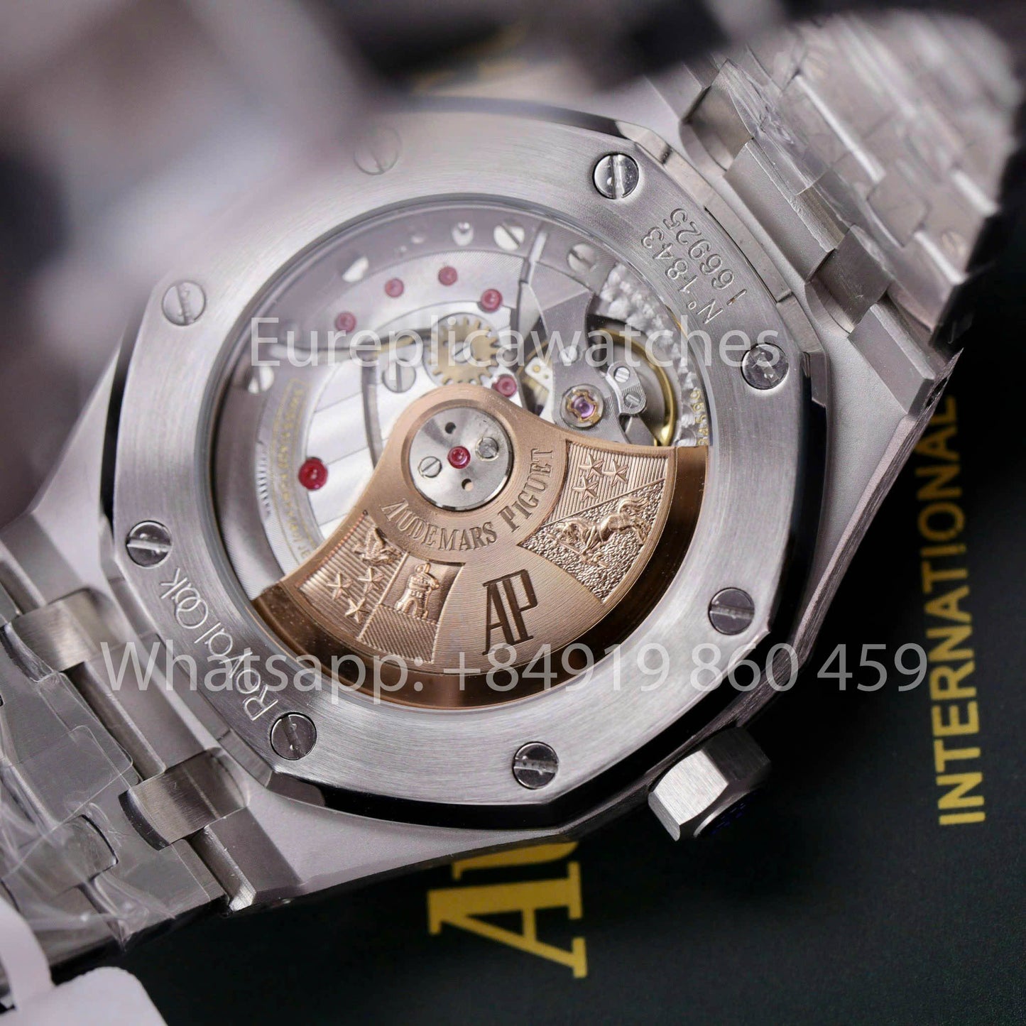 Audemars Piguet 15451ST.ZZ.1256ST.01 Custom Watch 1:1 Best Clone Moissanite lunetta