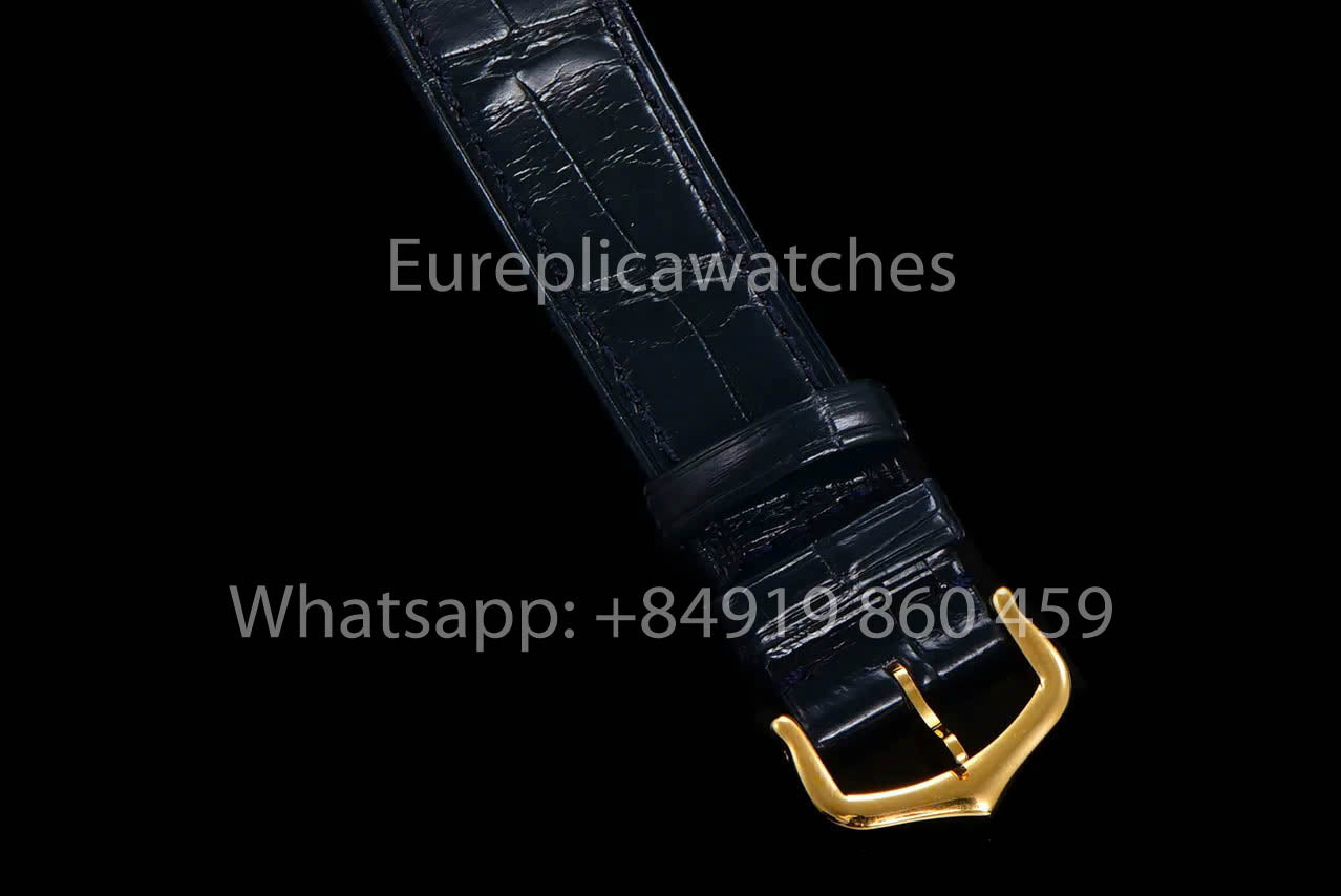 Cartier Santos-Dumont WGSA0077 1:1 Best Clone F1 Fabbrica Yellow Oro quadrante blu