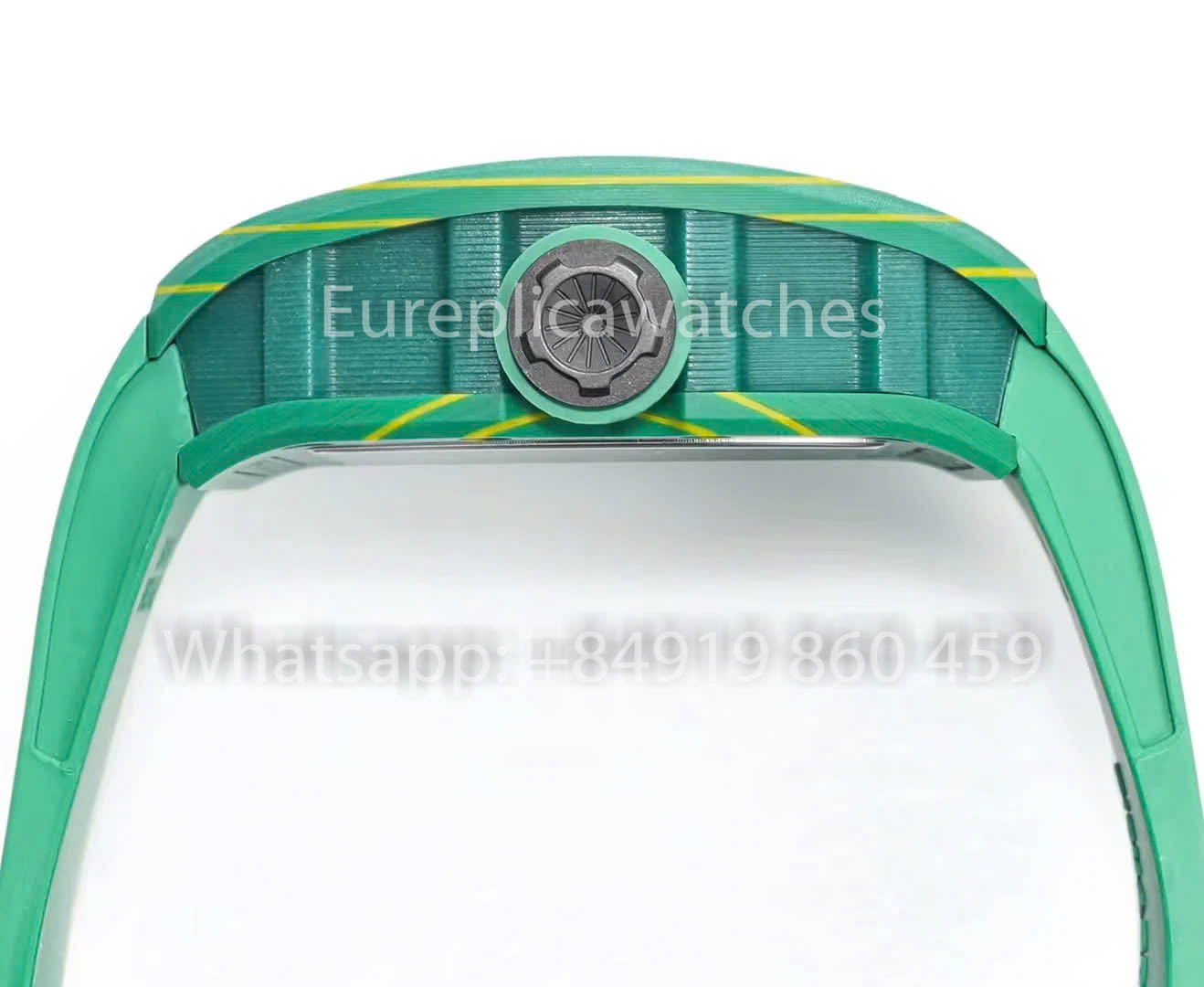 RICHARD MILLE RM59-01 RM5901 NTPT Carbon Case 1:1 Best Clone RM Fabbrica Green Lizard