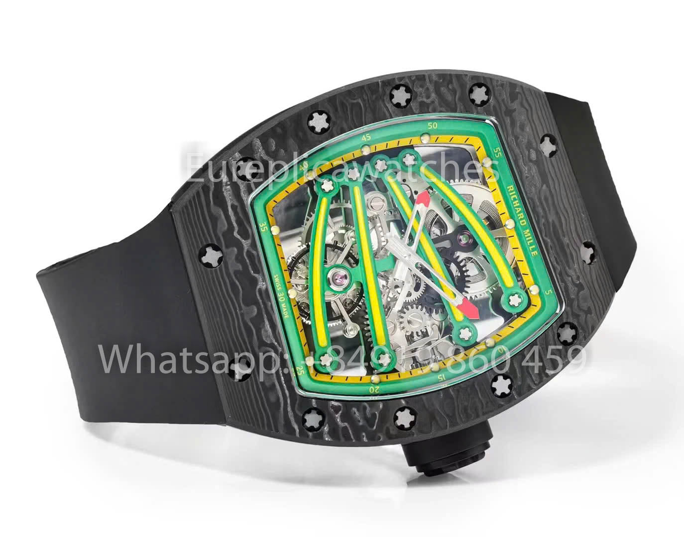 RICHARD MILLE RM59-01 RM5901 NTPT Carbon Case 1:1 Best Clone RM Fabbrica Green Dial