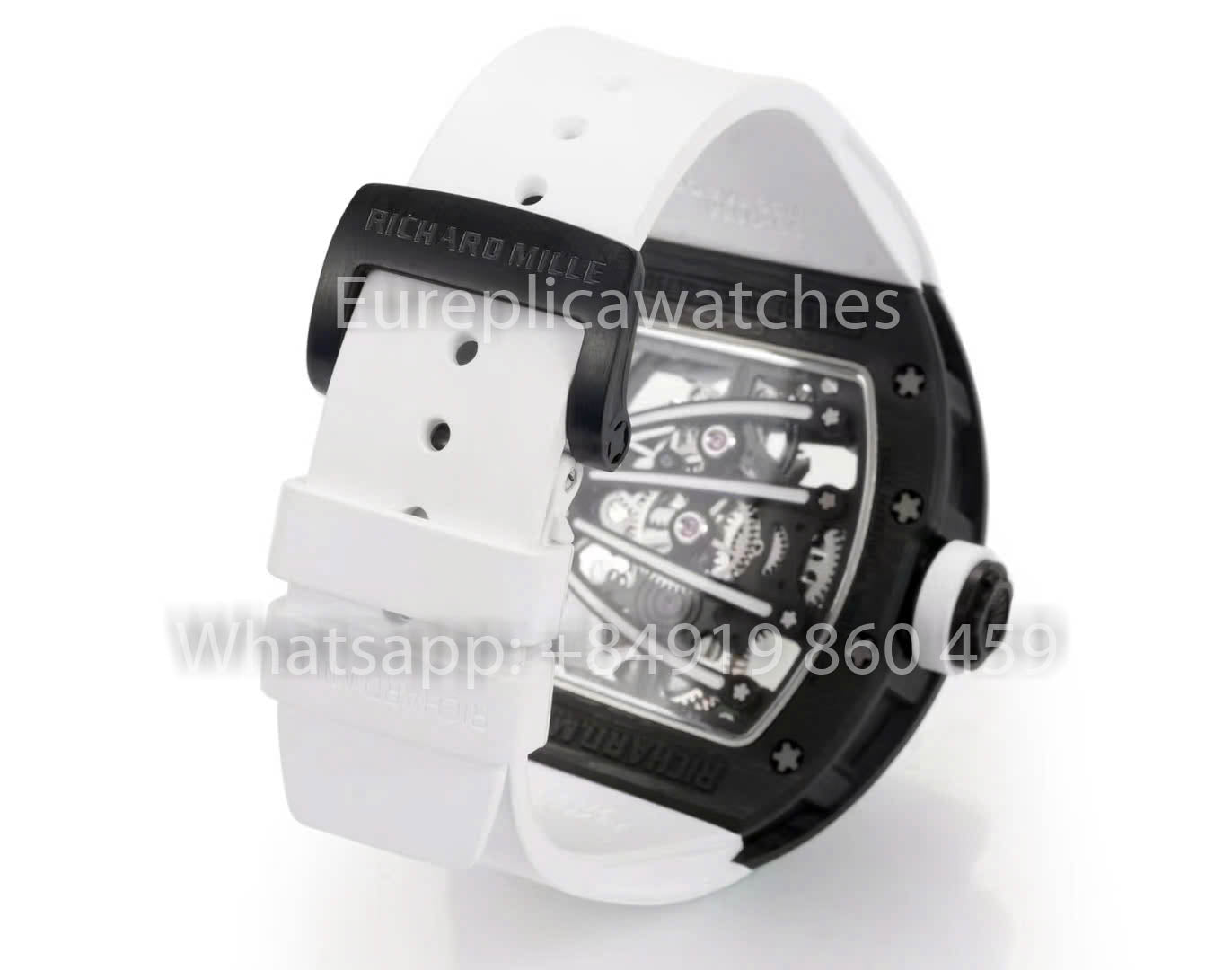 RICHARD MILLE RM59-01 RM5901 NTPT Carbon Case 1:1 Best Clone RM Fabbrica White cinturino