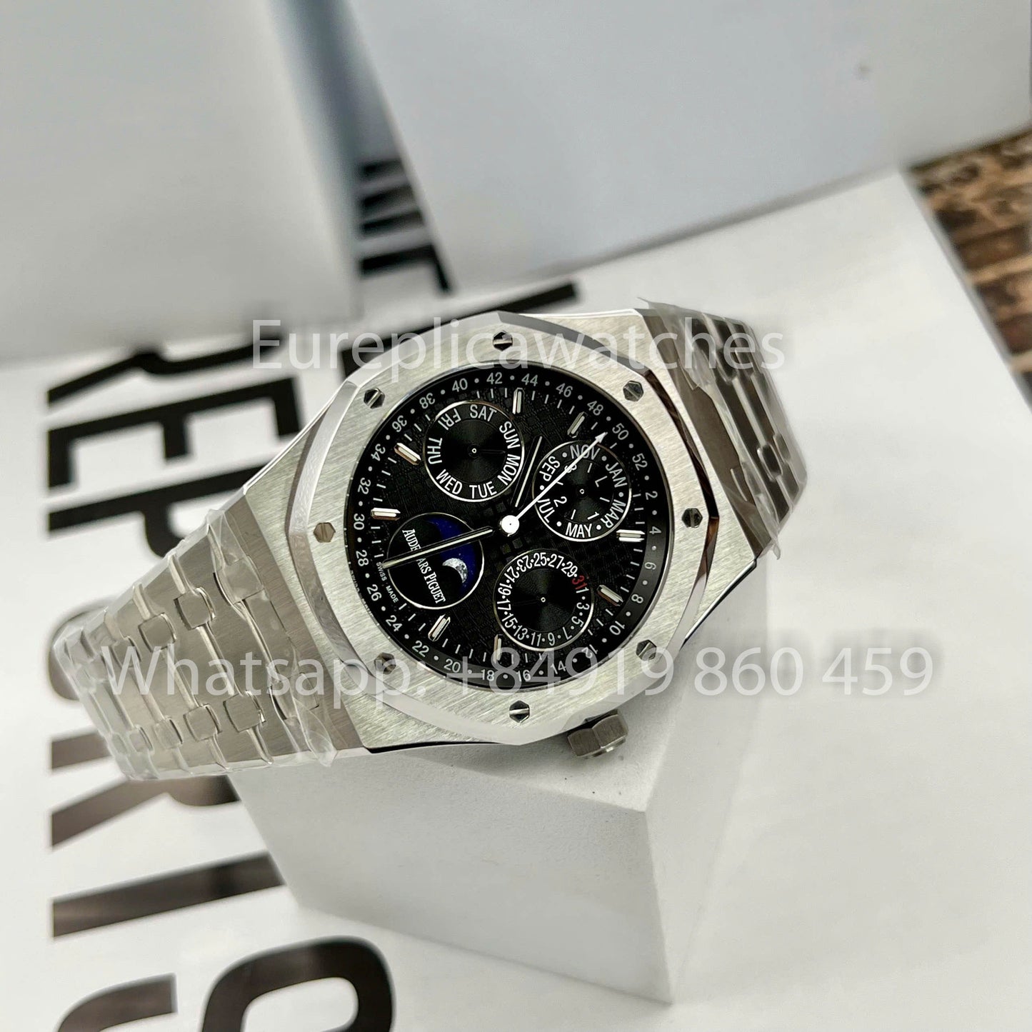 Audemars Piguet Royal Oak 26574ST quadrante nero 1:1 Best Clone APS Fabbrica