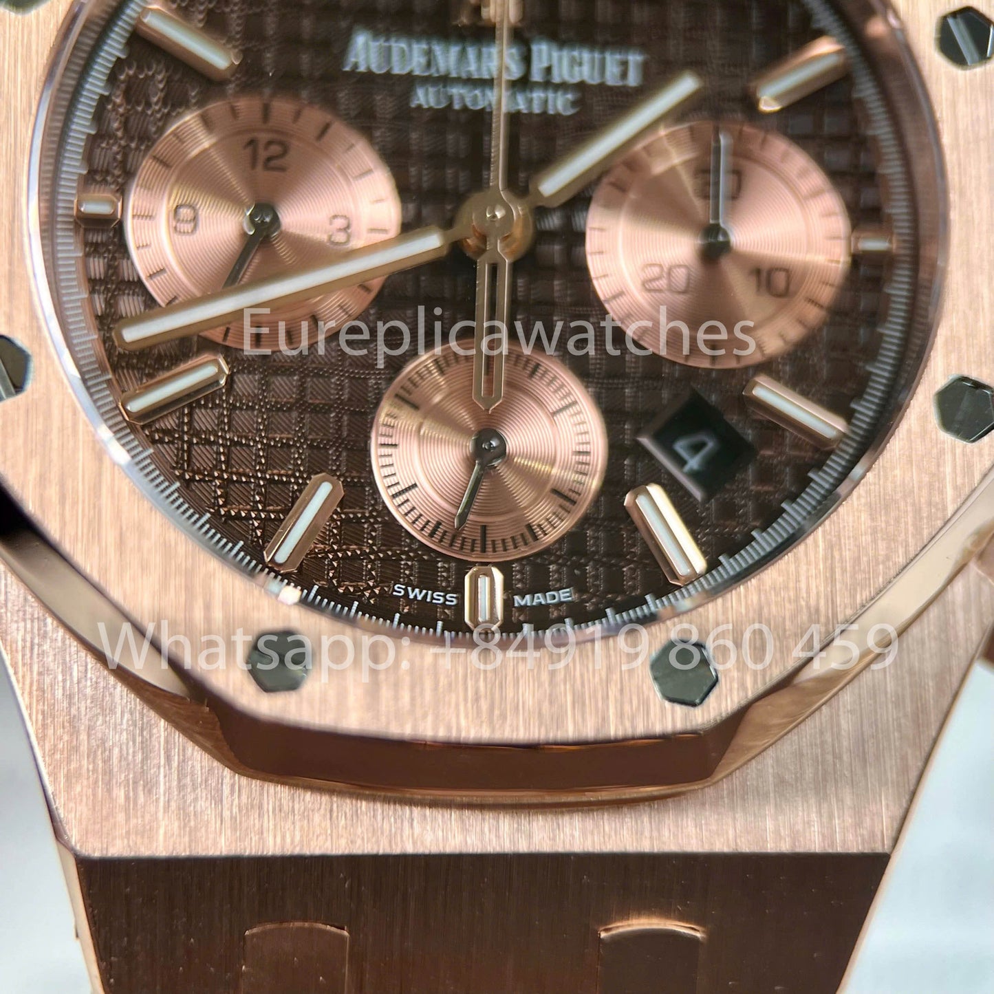 Audemars Piguet Royal Oak Chronograph 26331OR Custom Watch 1:1 Best Clone 18k Gold Filled