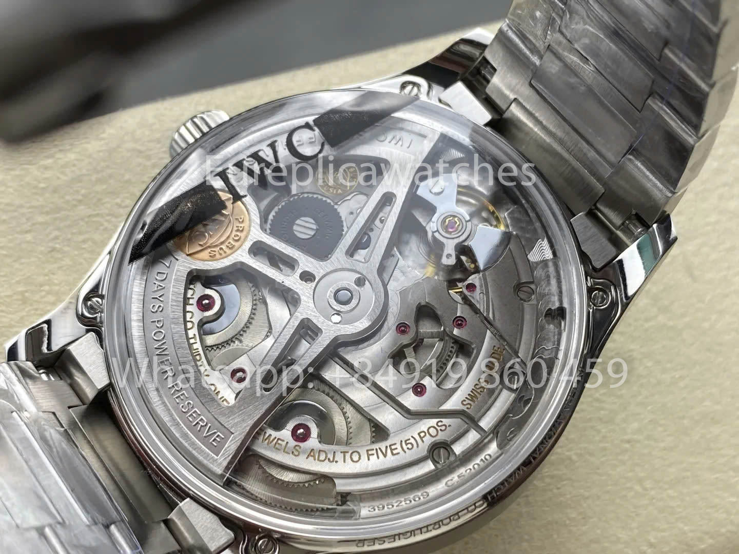 IWC Portuguese IW501704 Fabbrica 1:1 Best Clone Watch quadrante blu