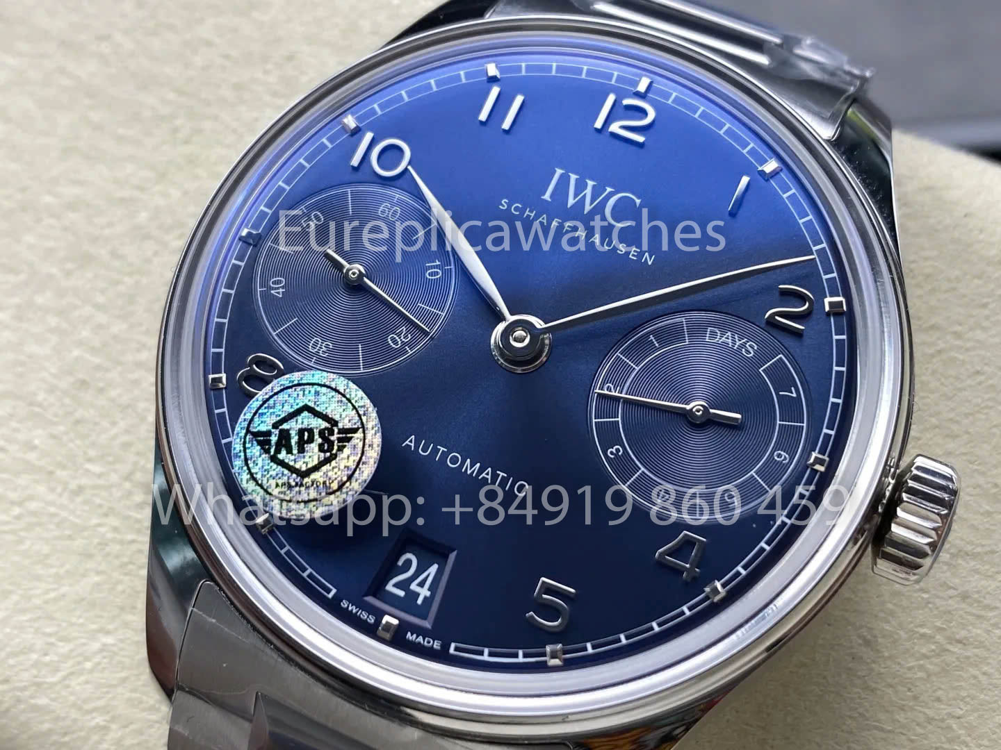 IWC Portuguese IW501704 Fabbrica 1:1 Best Clone Watch quadrante blu