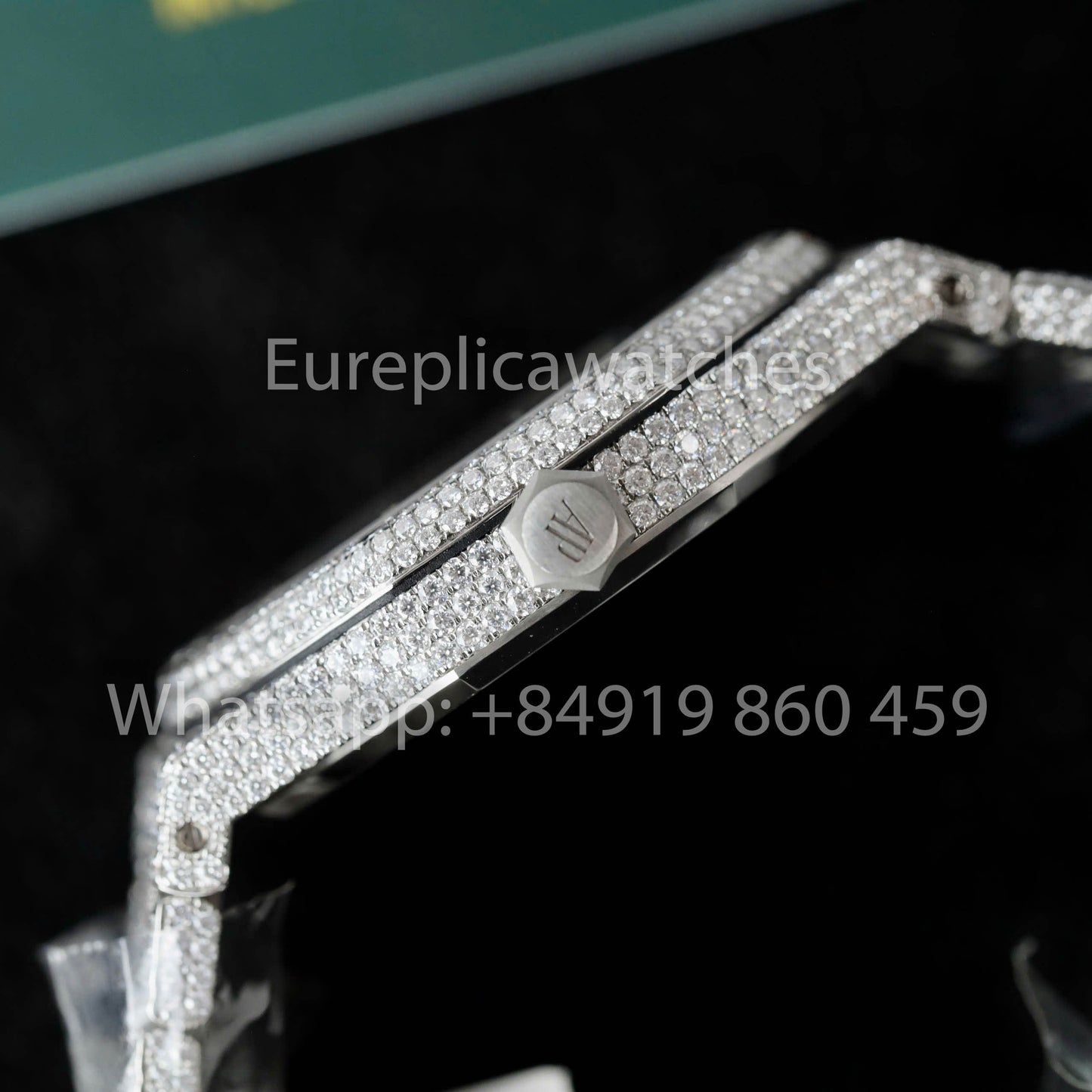 Audemars Piguet Royal Oak 15400ST 1:1 Best Edition ZF Fabbrica Custom Moissanite Stone
