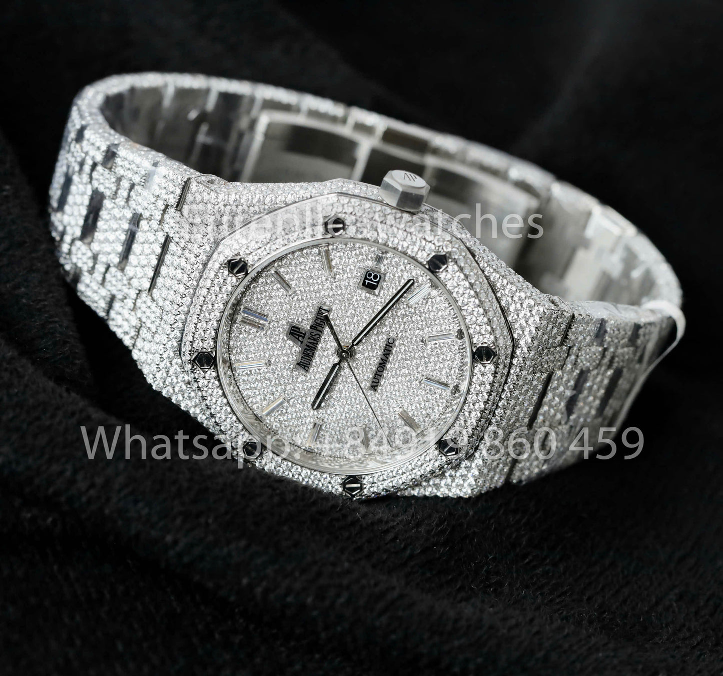 Audemars Piguet Royal Oak 15400ST 1:1 Best Edition ZF Fabbrica Custom Moissanite Stone