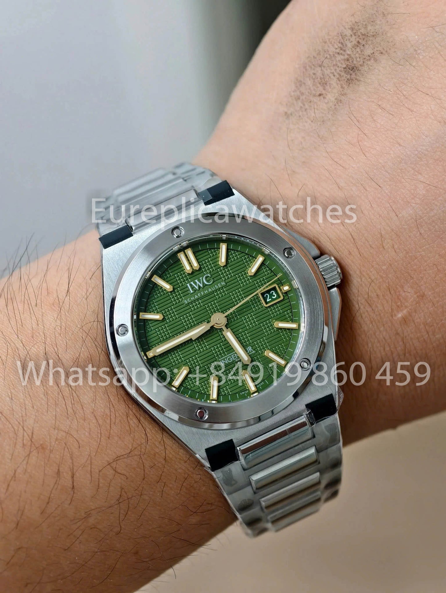 IWC Ingenieur Automatic IW328908 Watch 40mm versione migliore 1:1 Blue Dial V7 Fabbrica