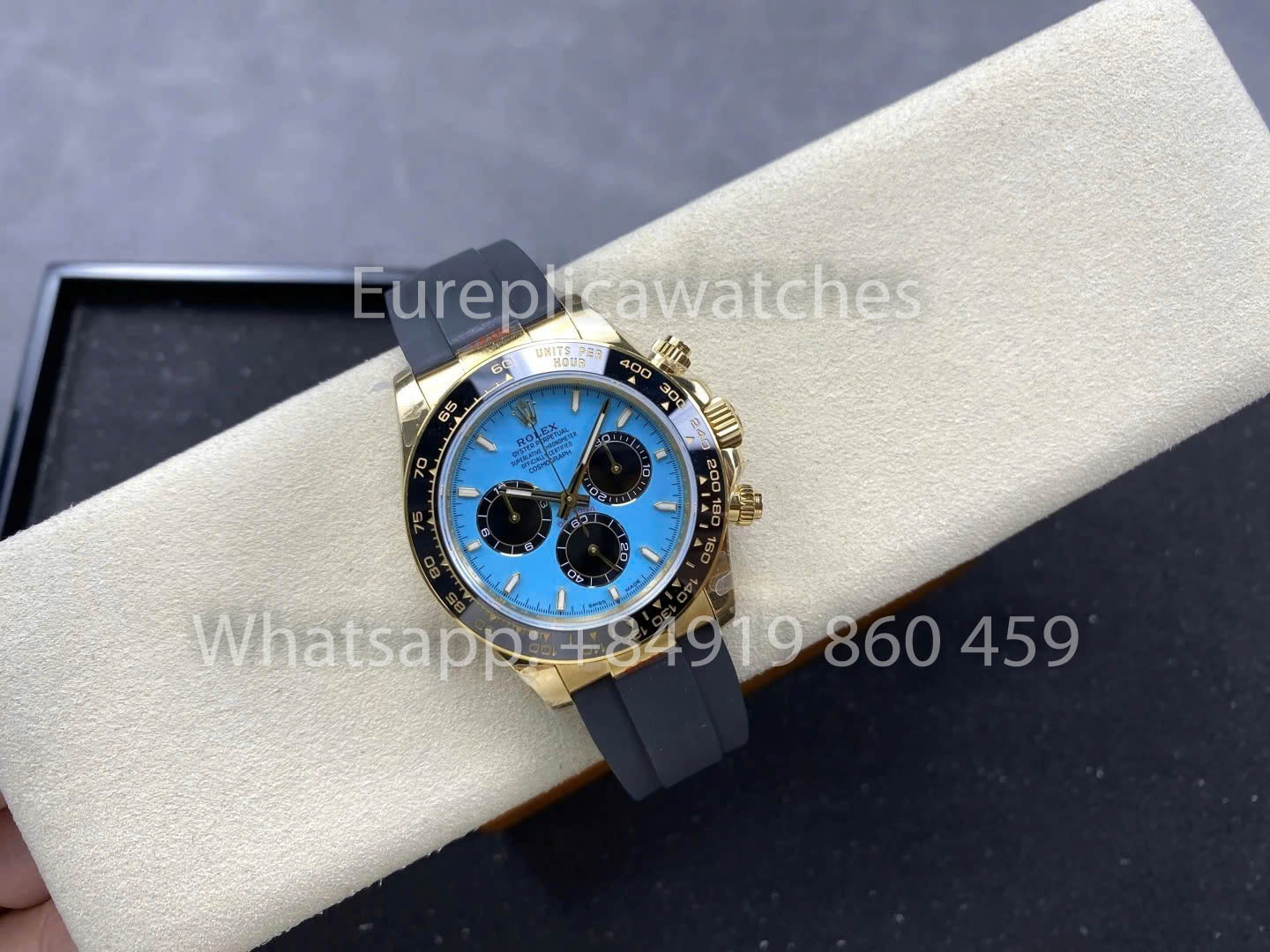 Rolex Cosmograph Daytona M126518LN QF Fabbrica versione migliore 1:1 Tiffany Dial Yellow Gold