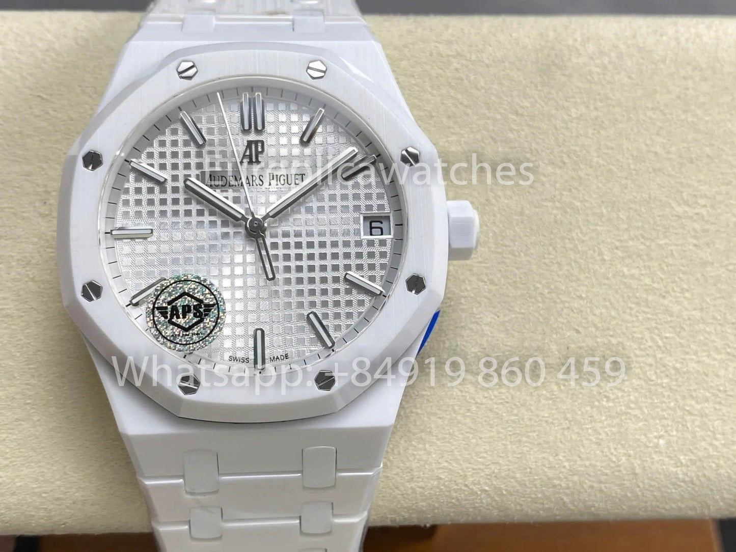 Audemars Piguet Royal Oak 15500ST quadrante bianco versione migliore 1:1 ceramica APS Fabbrica