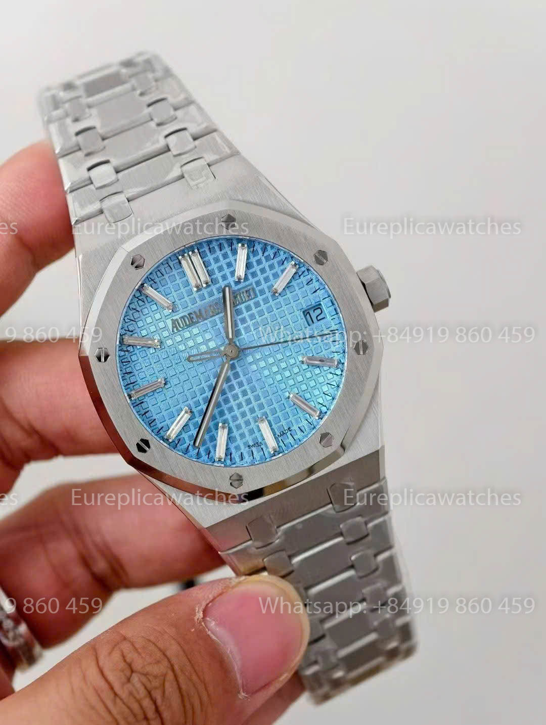 Audemars Piguet Royal Oak 15510ST Grande Tapisserie Smoky Blue Dial versione migliore 1:1 ZF Fabbrica