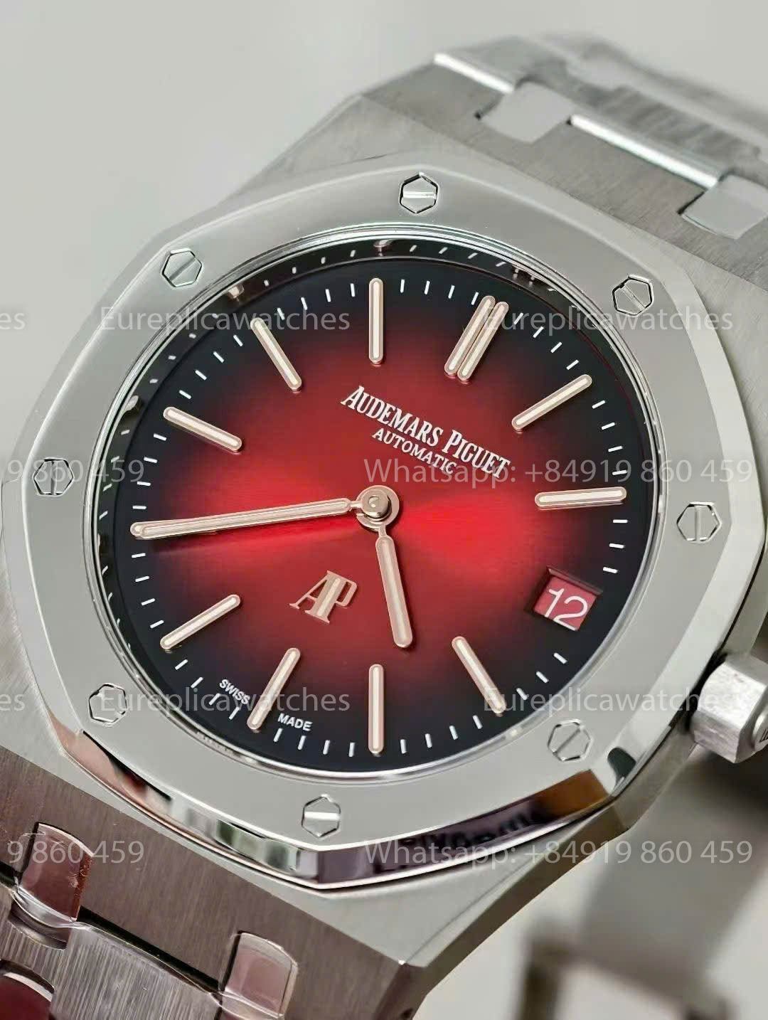 Audemars Piguet Royal Oak 16202XT “JUMBO” Extra-Thin Red Dial versione migliore 1:1 ZF Fabbrica