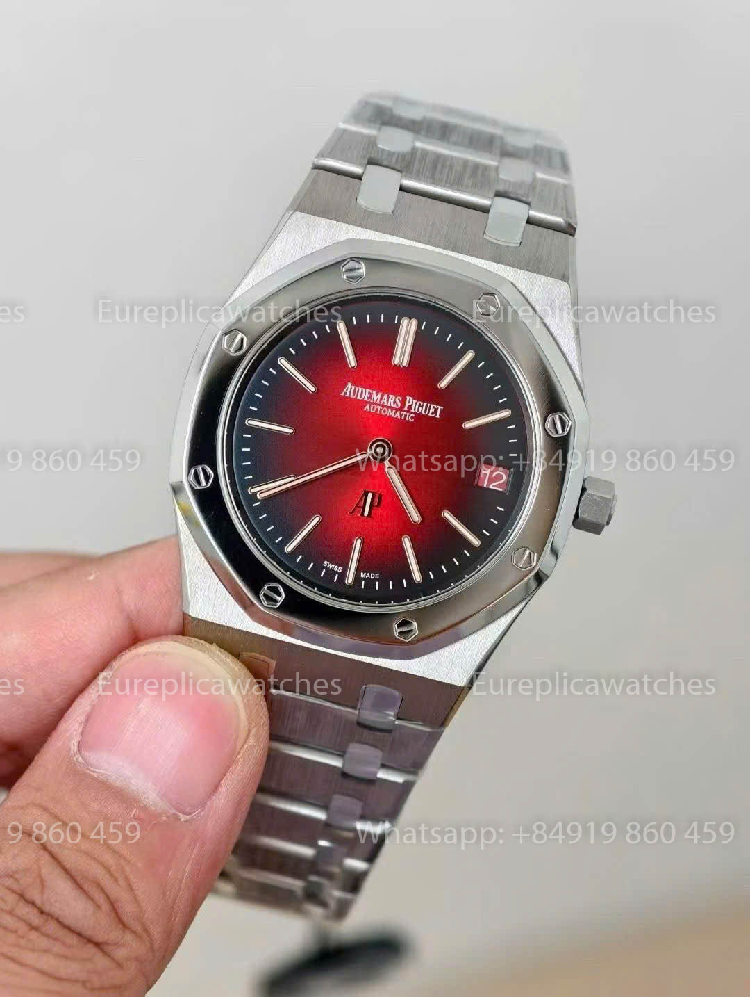 Audemars Piguet Royal Oak 16202XT “JUMBO” Extra-Thin Red Dial versione migliore 1:1 ZF Fabbrica