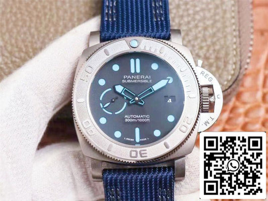 Panerai Submersible PAM00985 VS Fabbrica 1:1 edizione migliore quadrante nero Swiss P.9010