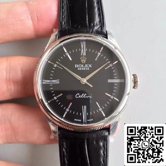 Rolex Cellini 50509 MKS Fabbrica Black Dial 1:1 Best Edition Swiss ETA3132