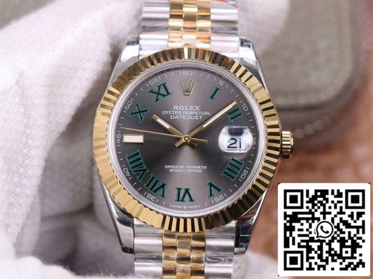 Rolex Datejust M126333-0020 1:1 Best Edition TW Fabbrica Gray Dial Swiss ETA3235