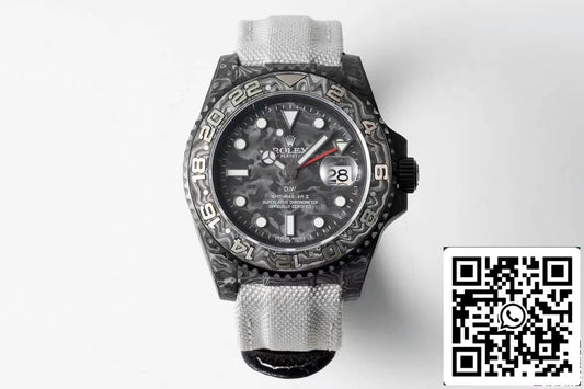 Rolex GMT-MASTER II Diw 1:1 edizione migliore fibra di carbonio Fabric cinturino