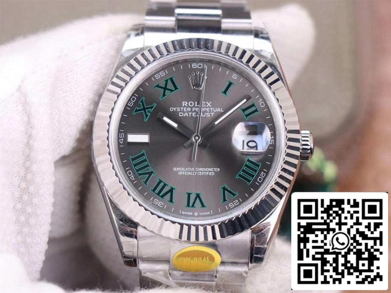 Rolex Datejust M126334-0021 1:1 Best Edition TW Fabbrica Gray Dial Swiss ETA3235
