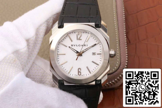 Bvlgari Octo 102779 OC41C6SLD 1:1 edición mejor cuadrante blanco