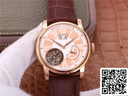 Roger Dubuis Hommage RDDBHO0568 Tourbillon 1:1 edizione migliore JB Fabbrica Champagne Dial Swiss RD540