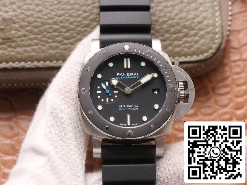 Panerai Sumergible PAM00683 1:1 edición migliore VS Fabbrica quadrante nero Swiss P9010