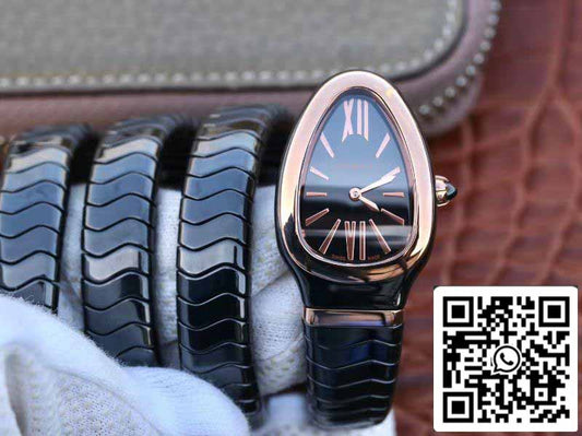 Bvlgari Srpenti Spiga 102885 1:1 edizione migliore BV Fabbrica Rosa Oro No Diamond Movimiento de cuarzo suizo
