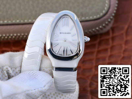 Bvlgari Srpenti Spiga 102613 1:1 edizione migliore BV Fabbrica Argento Acciaio Movimiento de cuarzo suizo