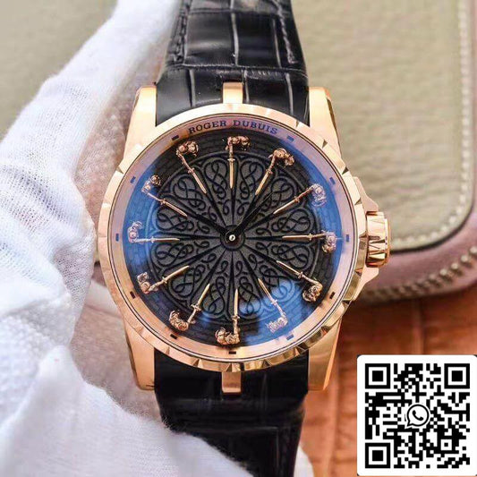 Roger Dubuis Excalibur Knights of The Round Table II Rddbex0511 ZF Fabbrica 1:1 Best Edition Rose Gold Swiss M9015