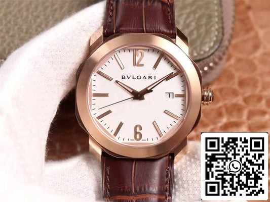 Bvlgari Octo 1:1 edición mejor BV Fabbrica quadrante bianco