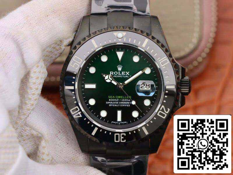 Rolex Sea-Dweller Deepsea 11666001 1:1 V2 Best Edition Swiss ETA2836 Mostrador Superlumed