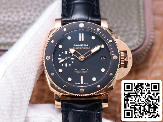 Panerai Submersible PAM00974 1:1 edizione migliore VS Fabbrica Rosa Oro Swiss movimento