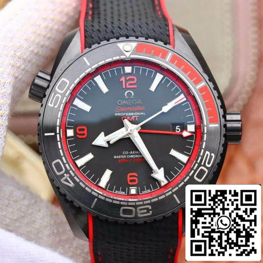 Omega Seamaster Planet Ocean 215.92.46.22.01.003 VS Fabbrica 1:1 edizione melhor Swiss ETA8906 Nero Nylon cinturino
