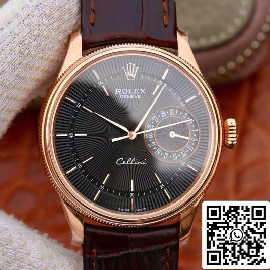 Rolex Celini 50515 MKS Fabbrica Men Watches 1:1 Best Edition Swiss ETA2836 Black Dial