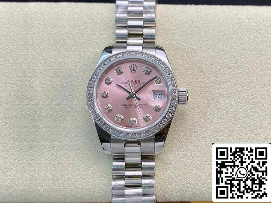 Rolex Datejust M279139RBR-0005 28MM 1:1 edizione migliore BP Fabbrica Pink quadrante