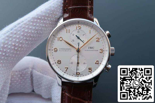Cronógrafo Português IWC IW371445 ZF Fabbrica 1:1 Best Edition Suíço ETA79350