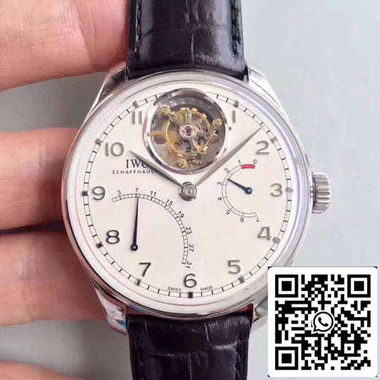 IWC Turbilhão Português IW504601 YL Fabbrica 1:1 Melhor Edição Turbilhão Suíço Mostrador Branco