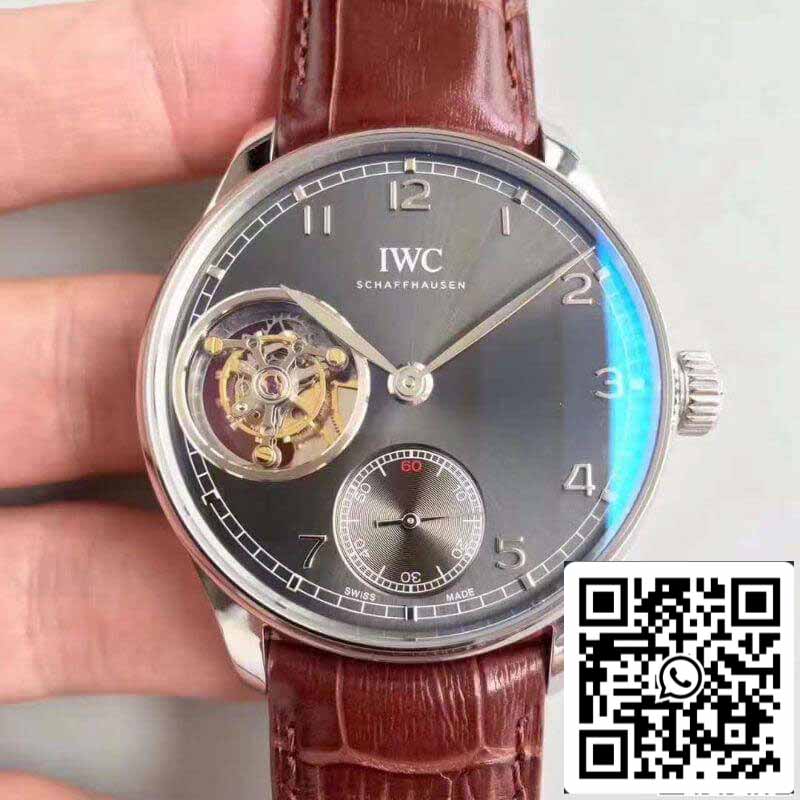 IWC Portuguese Tourbillon IW546301 YL Fabbrica 1:1 Best Edition Swiss Tourbillon Anthracite Dial