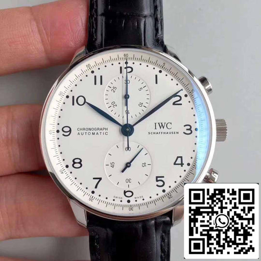 IWC Portuguese IW371602 YL Fabbrica 1:1 Best Edition Swiss ETA69355 White Dial