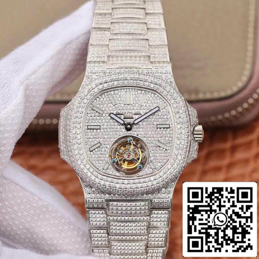 Patek Philippe Nautilus Tourbillon R8 Fabbrica 1:1 Best Edition Swiss Hand-Winding Tourbillon movimento