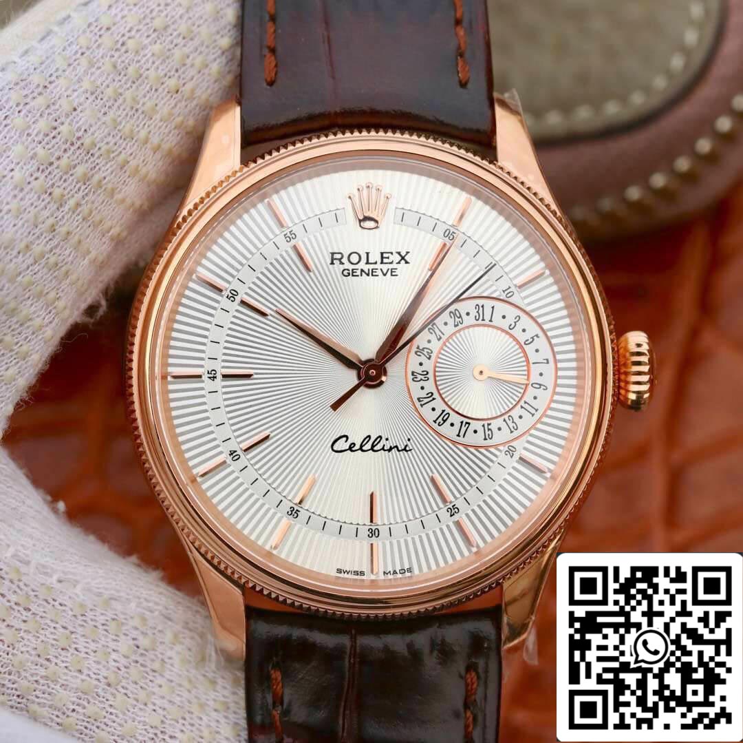 Rolex Celini Date M50515-0008 1:1 Best Edition MKS Fabbrica Silver Dial