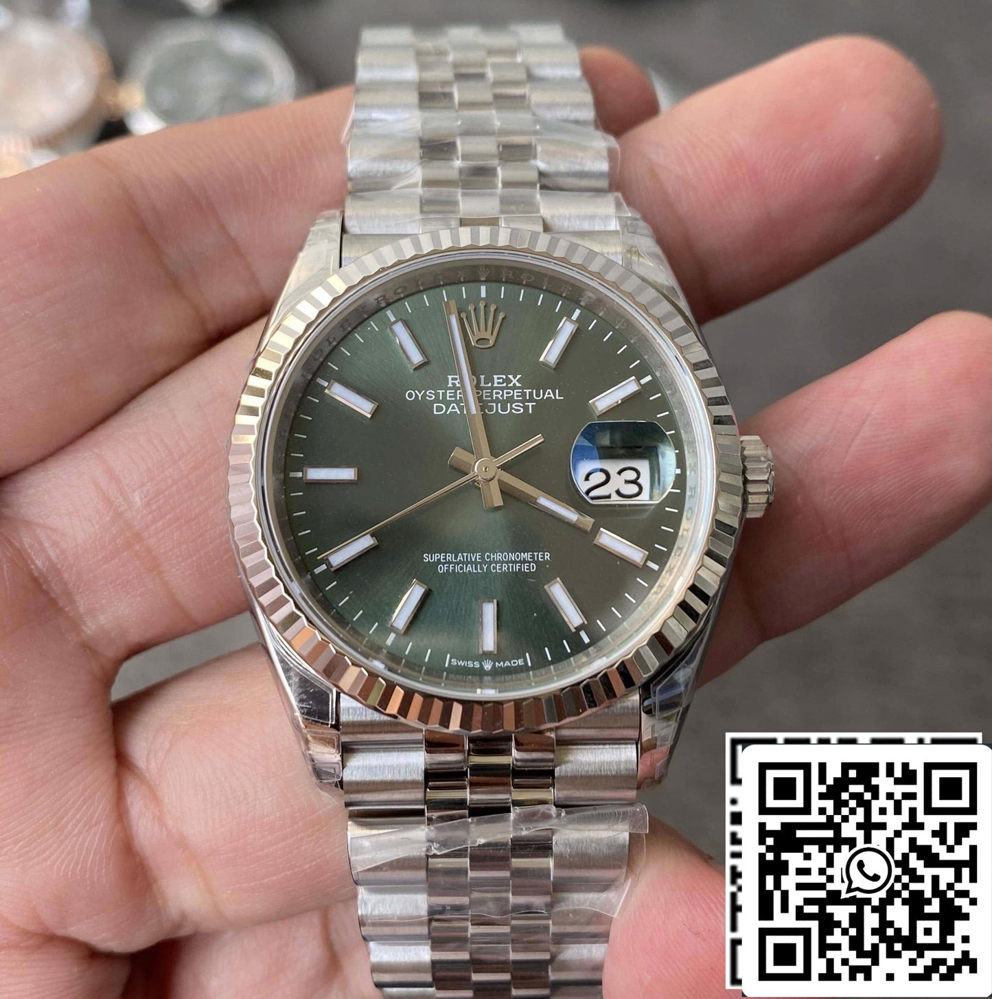 Rolex Datejust M126234-0051 36MM 1:1 edizione migliore VS Fabbrica Acciaio cinturino