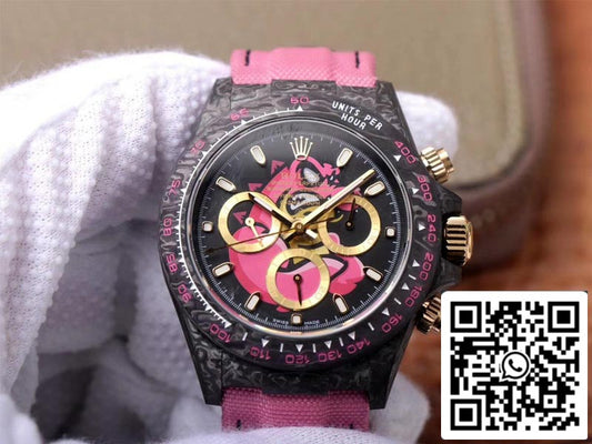 Rolex Daytona Cosmos Pink Exploded Dragon 1:1 Best Edition WWF Fabbrica Swiss ETA7750