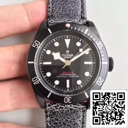 Tudor Heritage Black Bay M79230DK-0004 ZF Fabbrica 1:1 Best Edition Swiss ETA2824-2 Gray Distressed Leather cinturino