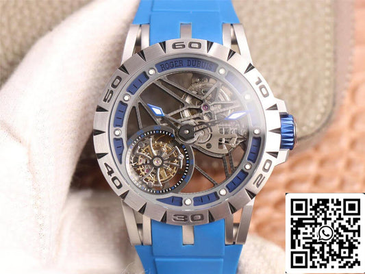 Roger Dubuis Excalibur Spidr RDDBEX0479 1:1 edizione migliore JB Fabbrica Tourbillon Skeleton Dial