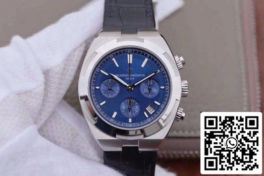 Vacheron Constantin Overseas 5500V/110A-B148 8F Fabbrica 1:1 edizione migliore Swiss ETA7750 quadrante blu
