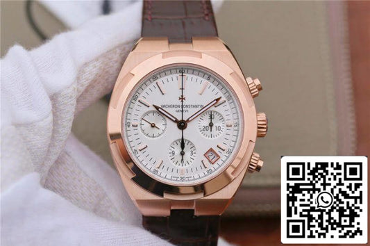 Vacheron Constantin Overseas 5500V/000R-B074 8F Fabbrica 1:1 edizione migliore Swiss ETA7750 quadrante argento