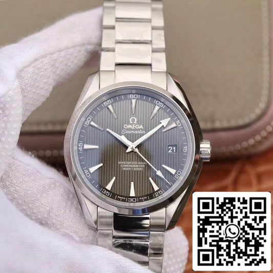 Omega Seamaster Aqua Terra 150M 231.10.42.21.02.002 VS Fabbrica 1:1 edizione migliore Swiss ETA8500 Grigio Texturizado quadrante