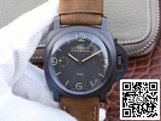 Panerai Luminor PAM375 ZF Fabbrica Mechanical Watches 1:1 Best Edition Swiss ETA P3000 PVD Plated Titanium Case