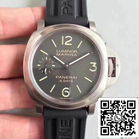 Panerai Luminor PAM510 ZF Fabbrica Men Watches 1:1 Best Edition Swiss ETA P5000 Black Rubber cinturino