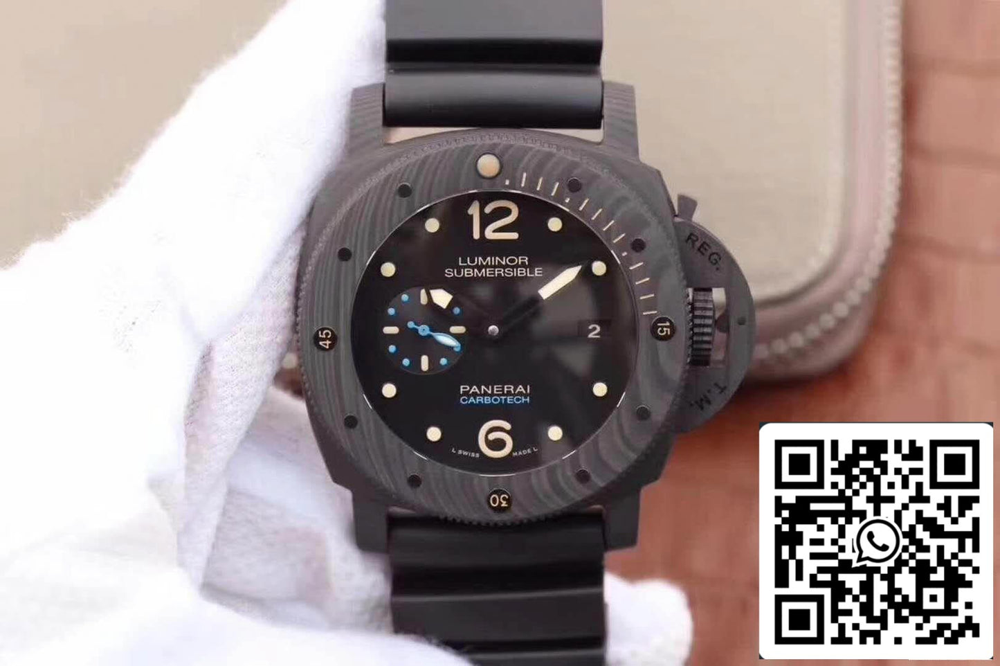 Panerai Luminor Submersible PAM616 VS Fabbrica 1:1 edizione migliore Swiss ETA P9000 Superlumed Nero Dia